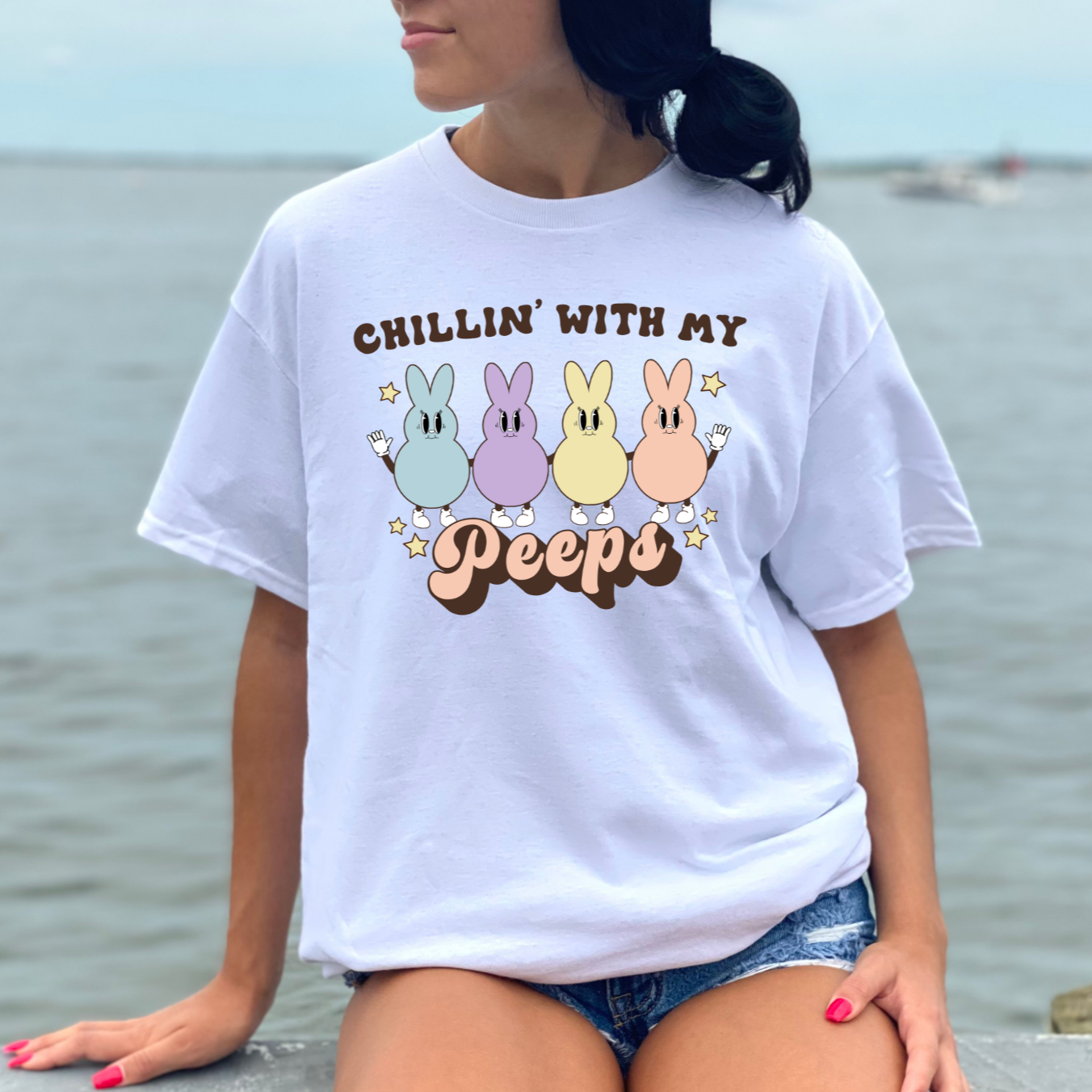 Chillin' With My Peeps - Graphic Tee