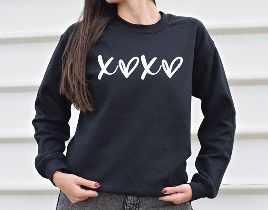 XOXO Sweatshirt with White Writing
