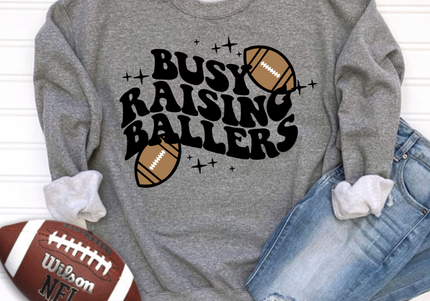 Busy Raising Ballers - Football