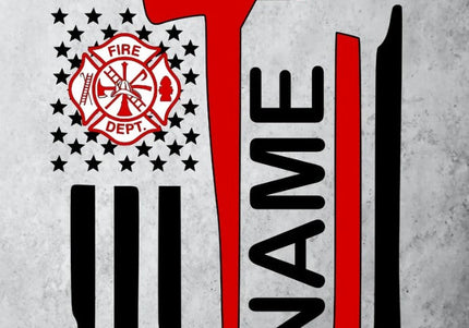 Flag Firefighter with custom name