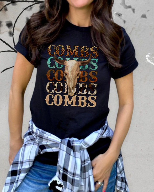 Luke Combs Bull Skull - Graphic Tee