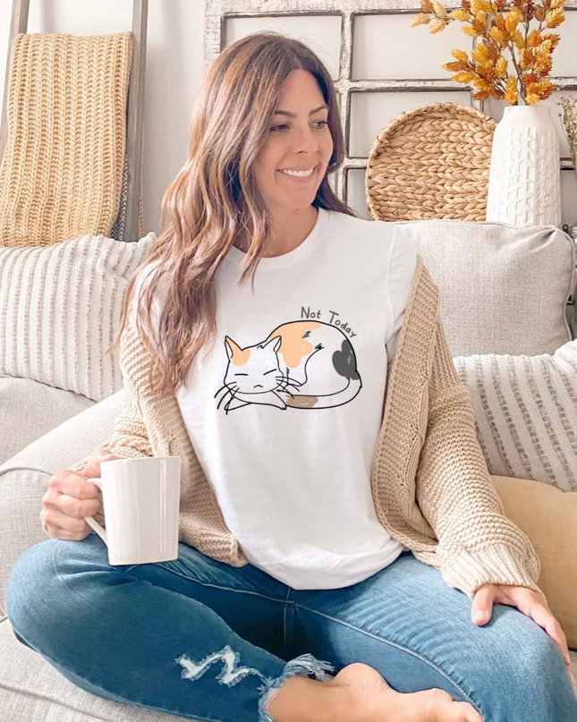 Not Today Sleeping Cat - Graphic Tee