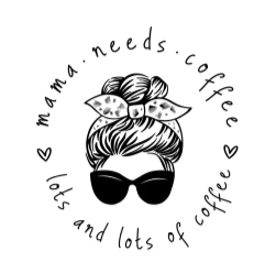 Messy Bun Mama Needs Coffee Lots of Coffee